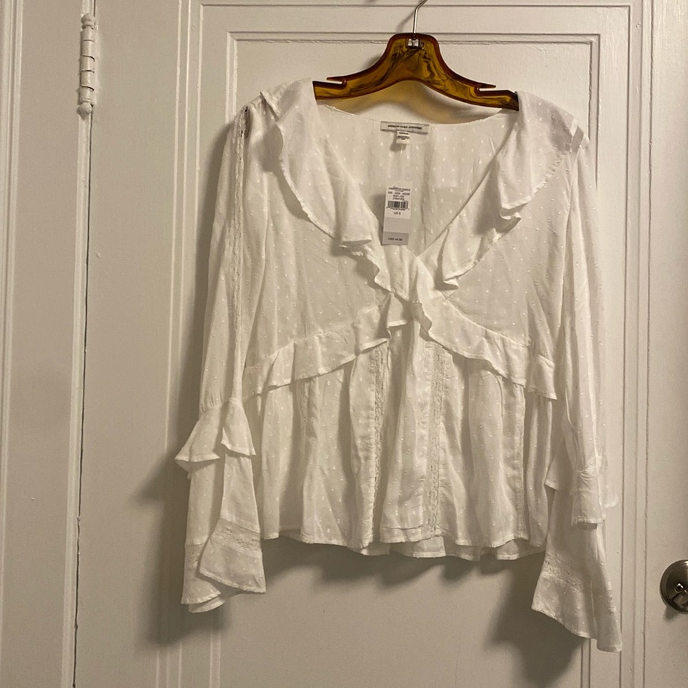 NWT American eagle 🇺🇸 ❤️ flirty blouse